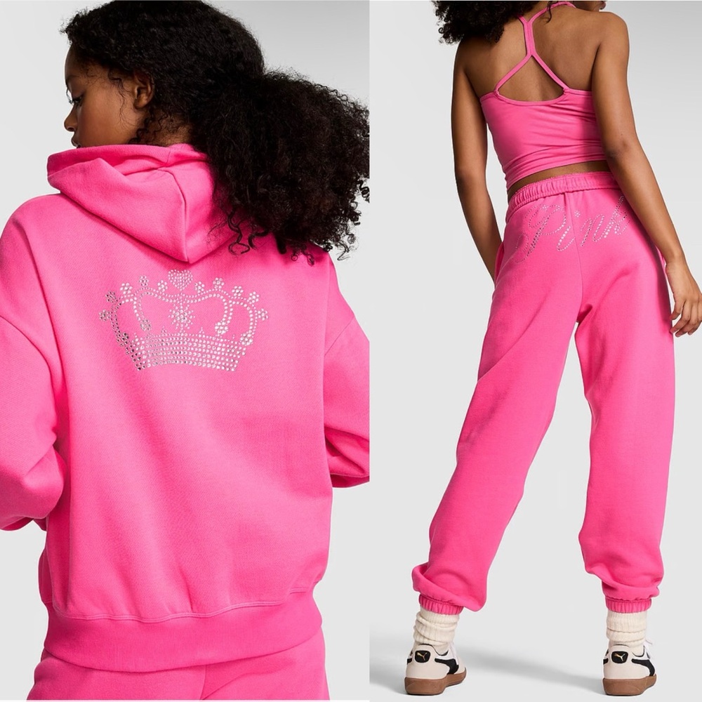 VS PINK LIMITED EDITION BLING JOGGER OUTFIT